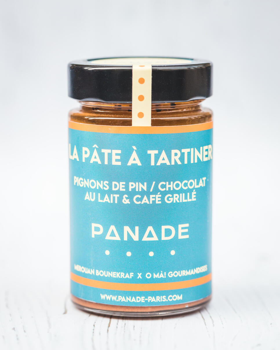 Pâte à tartiner pignons de pin/ chocolat au lait &amp; café grillé