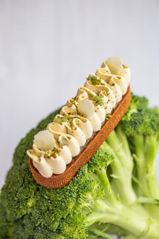 Tarte avec broccolini