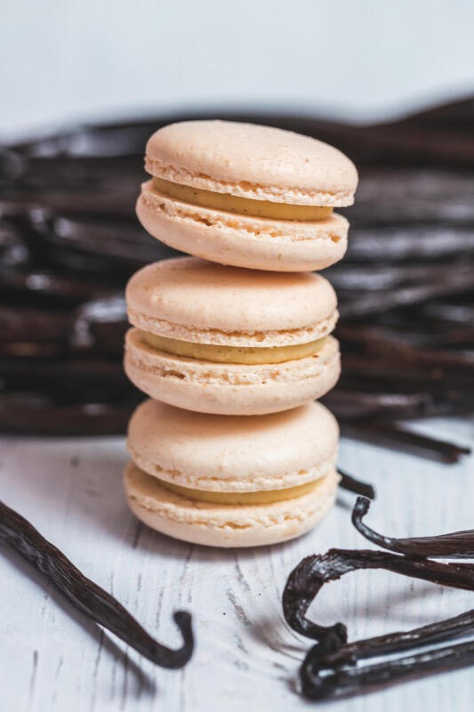 Macarons à la vanille