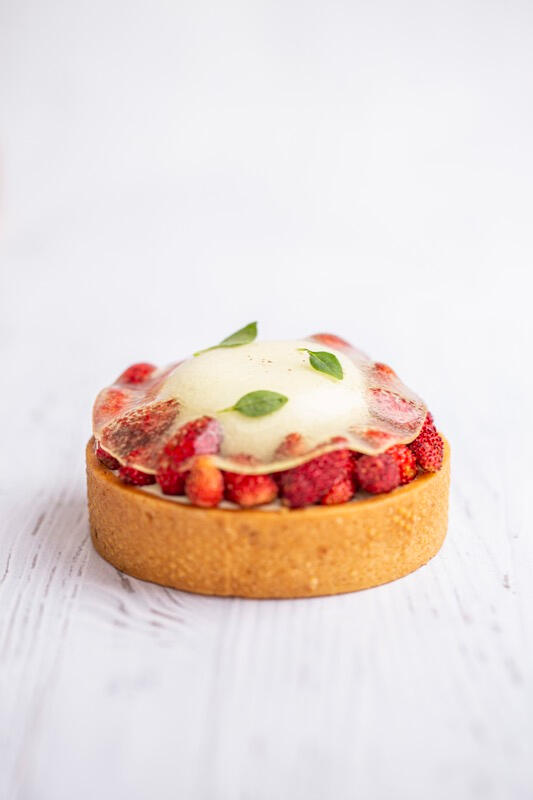 Tarte aux fraises de bois