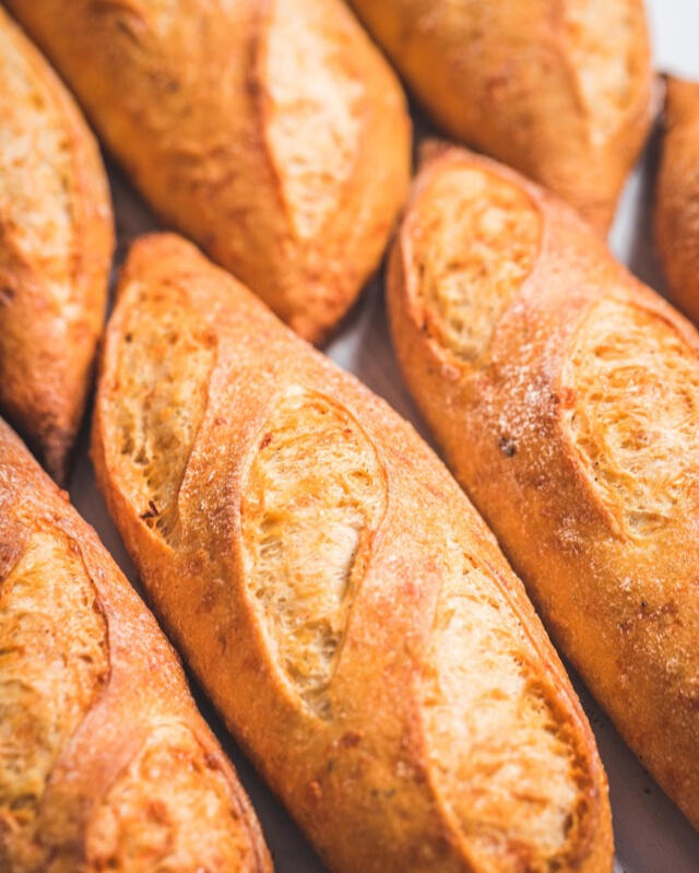 Mini baguette au fromage