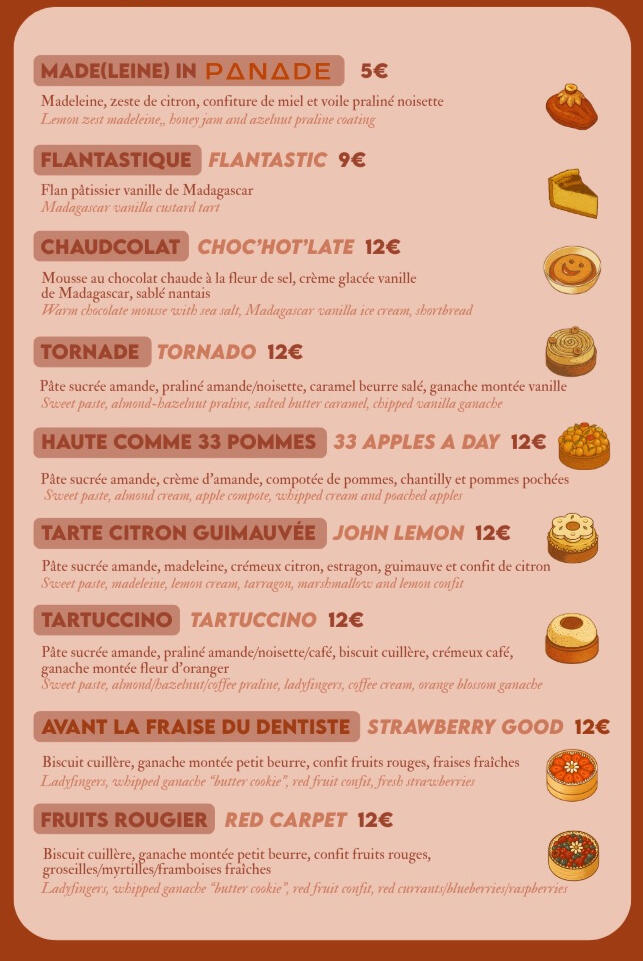 LES DESSERTS