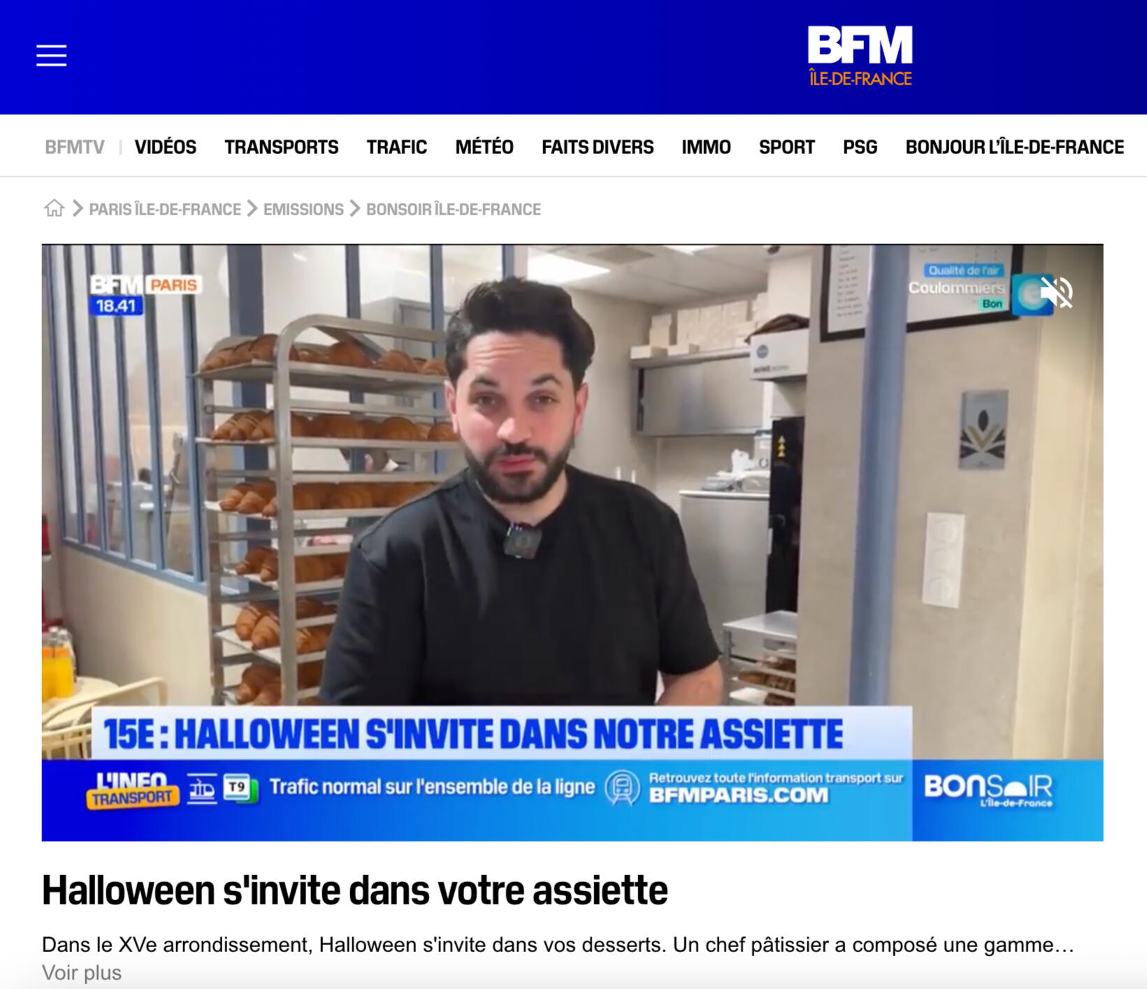 Article à propos de Panade Paris sur le site Sortir à Paris